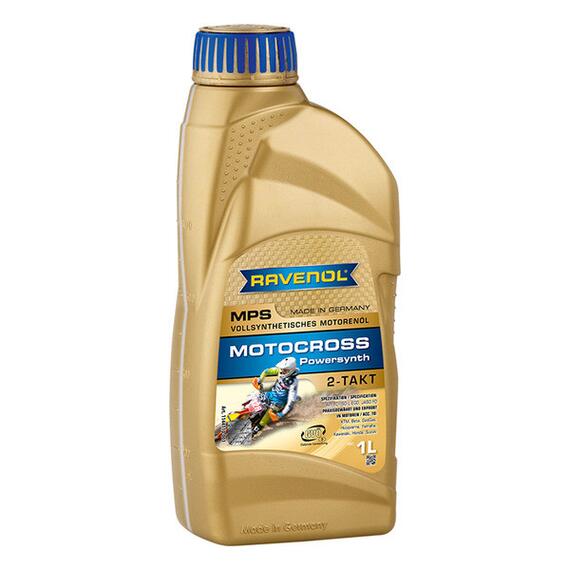 Моторное масло RAVENOL MPS Motocross Powersynth 2T (1л), Объем, л: 1, фото 