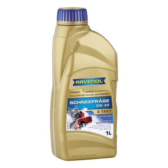 Масло для 4-Такт снегоуб.техники RAVENOL Schneefraese 4-Takt SAE 0W-30 (1л), фото 