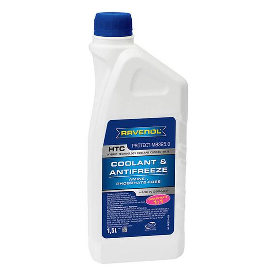 Антифриз концентрат синий RAVENOL HTC CONCENTRATE PROTECT MB 325.0 (1,5л), фото 