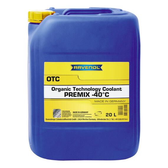 Антифриз готовый RAVENOL OTC Premix -40°C Protect C12+ (20л), Цвет: Фиолетовый, Объем, л: 20, фото 