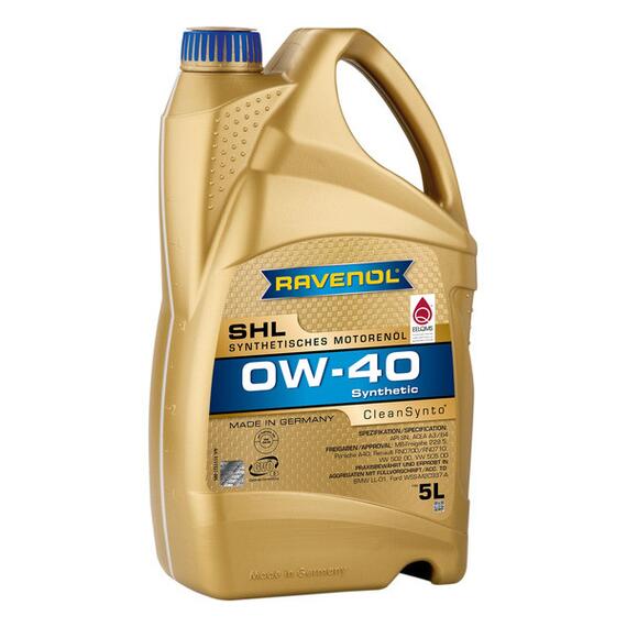 Моторное масло RAVENOL SHL SAE 0W-40 (5л), Объем, л: 5, фото 