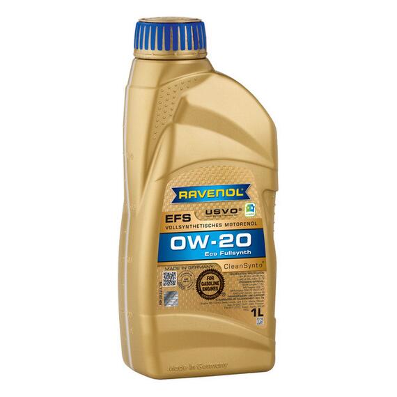 Моторное масло RAVENOL EFS EcoFullSynth SAE 0W-20 (1л), Объем, л: 1, фото 