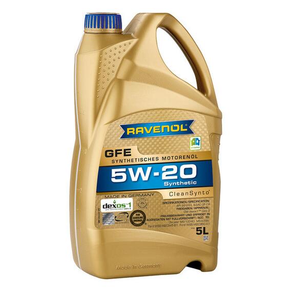 Моторное масло RAVENOL GFE SAE 5W-20 (5л), Объем, л: 5, фото 