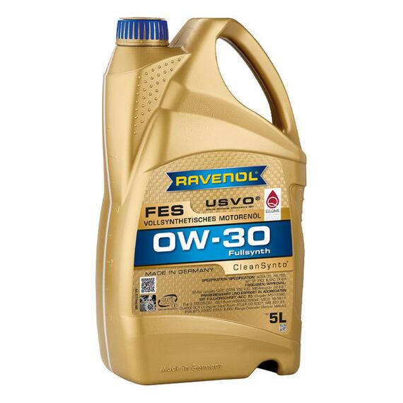 Моторное масло RAVENOL FES SAE 0W-30 (5л), Объем, л: 5, фото 