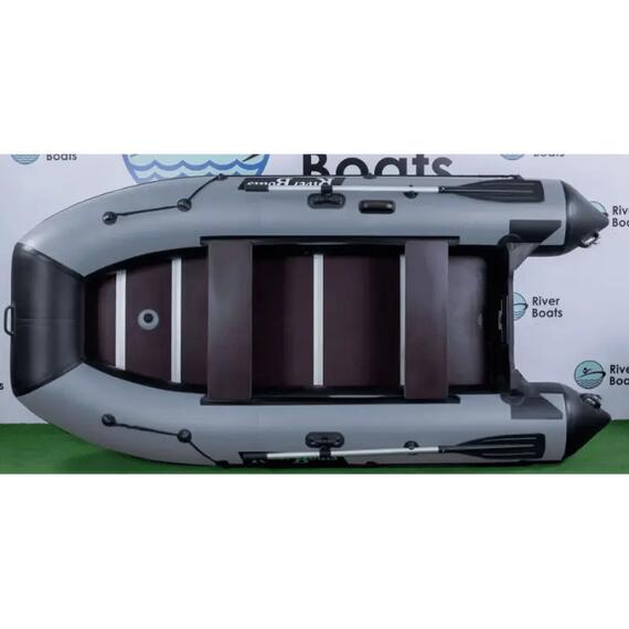Надувная лодка RiverBoats RB 350 Киль (черно-синий), Цвет: черно-синий, фото , изображение 15