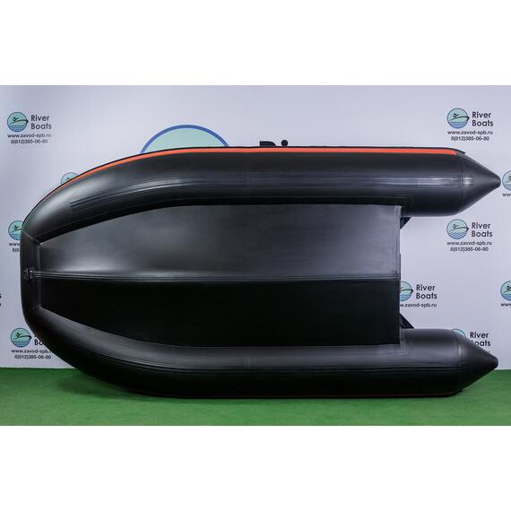 Надувная лодка RiverBoats RB 430 Киль (черно-белый), Цвет: черно-белый, фото , изображение 2
