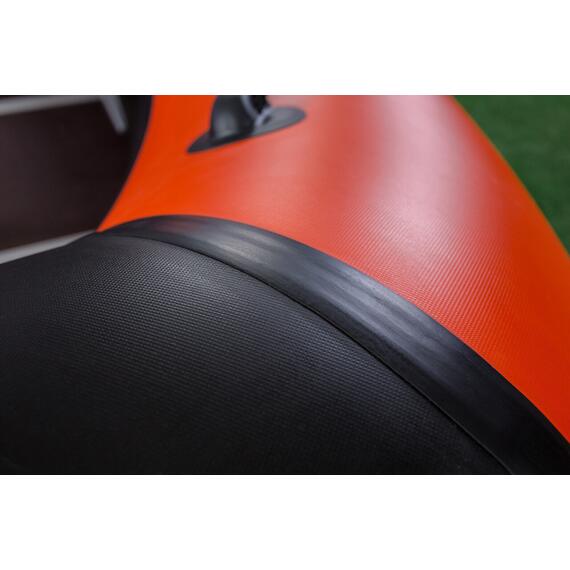 Надувная лодка RiverBoats RB 410 Киль (черно-оранжевый), Цвет: черно-оранжевый, фото , изображение 14