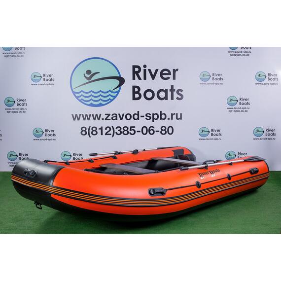 Надувная лодка RiverBoats RB 430 Киль (черно-синий), Цвет: черно-синий, фото , изображение 3