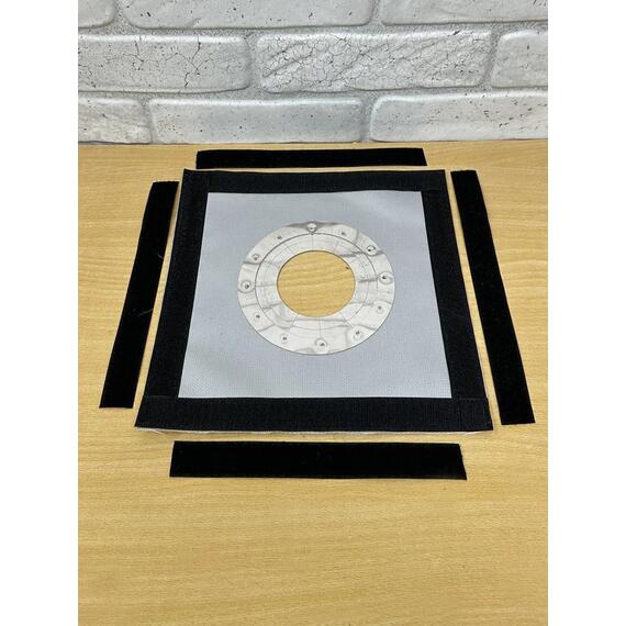 Разделка для палатки из термоткани 25*25 см универсальная, фото , изображение 5