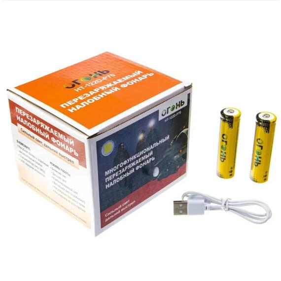 Светодиодный фонарь налобный HT-122D-P70 (одно включение), фото , изображение 4