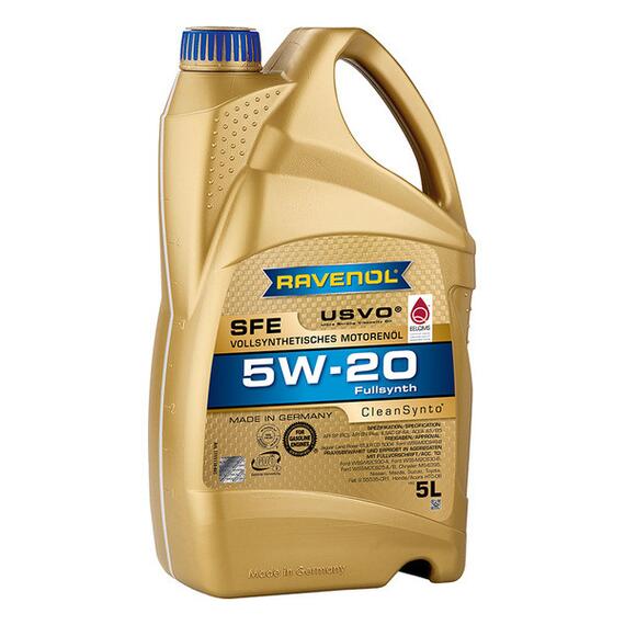 Моторное масло RAVENOL Super Fuel Economy SFE SAE 5W-20 (5л), Объем, л: 5, фото 