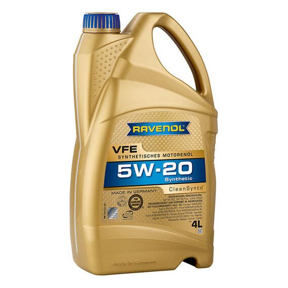 Моторное масло RAVENOL VFE SAE 5W-20 (4л), Объем, л: 4, фото 