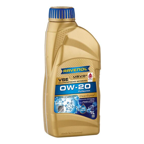 Моторное масло RAVENOL VSE SAE 0W-20 (1л), Объем, л: 1, фото 