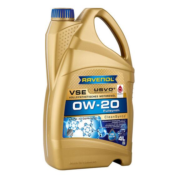 Моторное масло RAVENOL VSE SAE 0W-20 (4л), Объем, л: 4, фото 