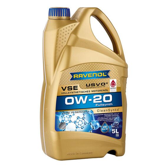 Моторное масло RAVENOL VSE SAE 0W-20 (5л), Объем, л: 5, фото 