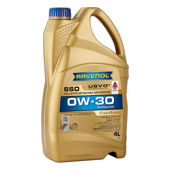 Моторное масло RAVENOL SSO SAE 0W-30 (4л), Объем, л: 4, фото 