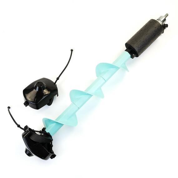 Шнек ледобура Grows Culture 130 мм правого вращения, 75 см + 2 головы, фото , изображение 2