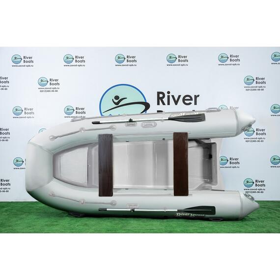Надувная лодка РИБ RiverBoats RB 380 Встроенный рундук (белый), Цвет: белый, фото 