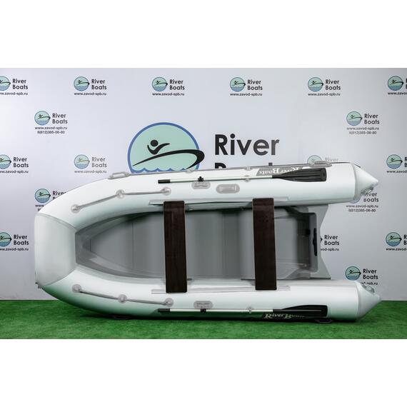 Надувная лодка РИБ RiverBoats RB 380 (белый), Цвет: белый, фото 