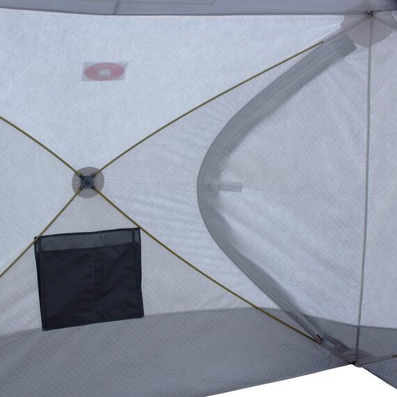 Зимняя палатка Медведь Куб 5 (2.5*2.5/2.0м) утеплённая (3-сл), фото , изображение 11