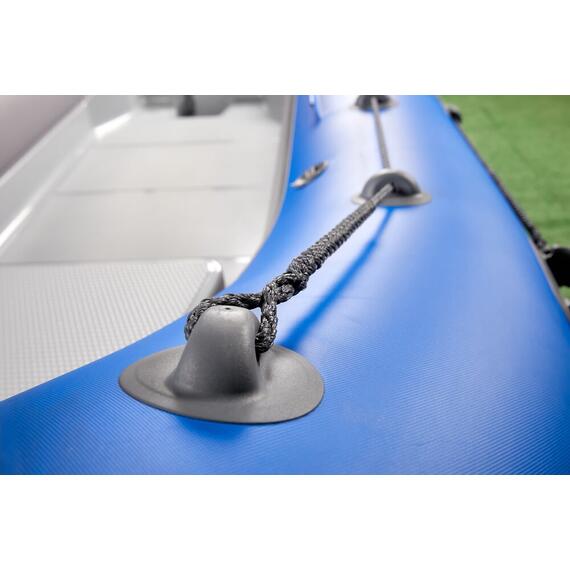 Надувная лодка РИБ RiverBoats RB  400 Встроенный рундук (серо-красный), Цвет: серо-красные, фото , изображение 18