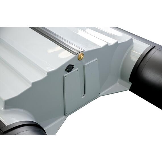 Надувная лодка РИБ RiverBoats RB 380 Встроенный рундук (серо-синий), Цвет: серо-синий, фото , изображение 6