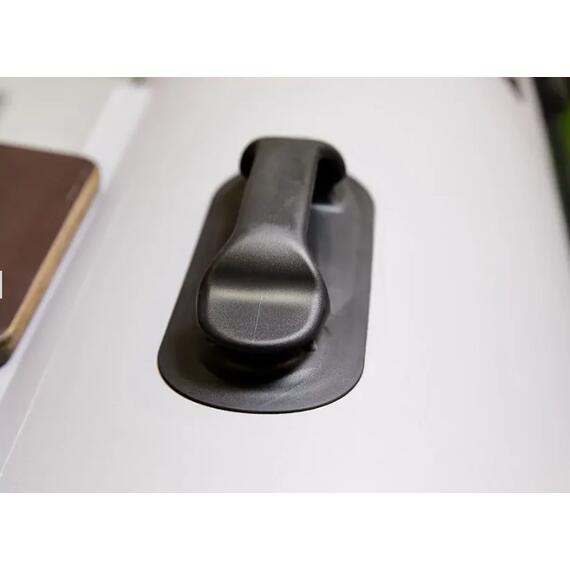 Надувная лодка RiverBoats RB 430 (Встроенный рундук) (транец S— 410 мм.), Цвет: серо-красный, фото , изображение 8