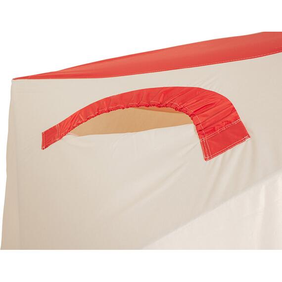 Зимняя палатка Медведь Куб 4 Люкс (2.3*2.3/2.0m) утеплённая (3-сл) + Пол (ткань Оксфорд 600D) + накидка, фото , изображение 15