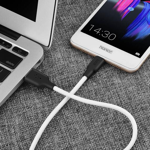 Кабель USB-type C для телефона Hoco SILICON до -60 градусов (подходит для тех кто купил внешний аккумулятор), фото , изображение 2