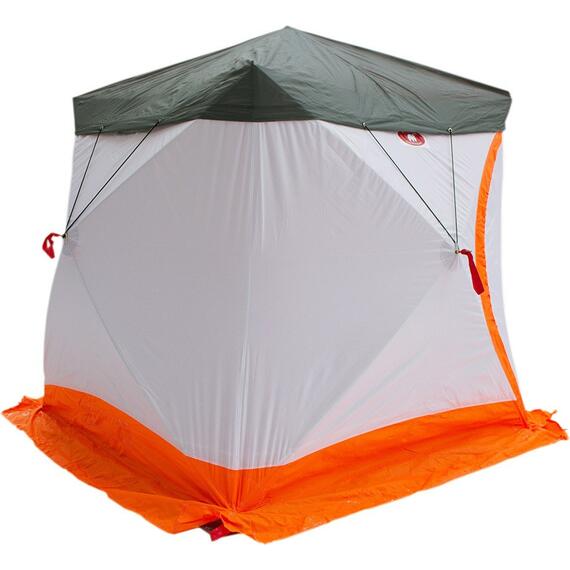 Зимняя палатка Медведь Куб 4 Люкс (2.3*2.3/2.0m) утеплённая (3-сл) + Пол (ткань Оксфорд 600D) + накидка, фото , изображение 20