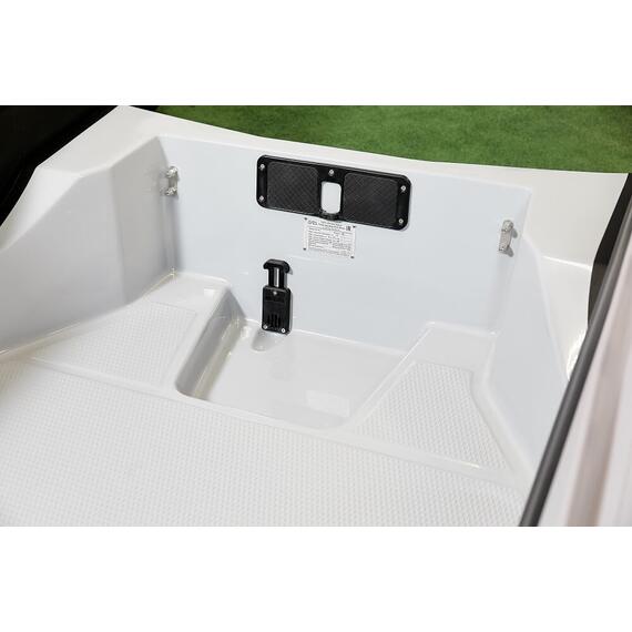 Надувная лодка RiverBoats RB 430 (Встроенный рундук) (транец L — 515 мм.), Цвет: серо-белый, фото , изображение 14