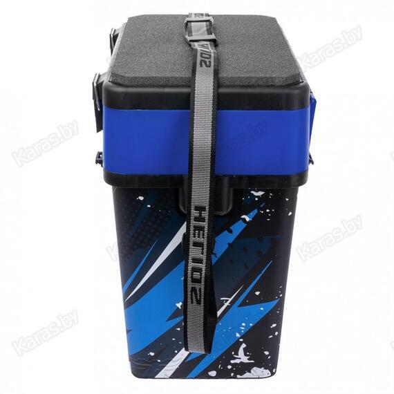 Ящик рыболовный зимний Helios Ice Fishing Perch 19 л, Цвет: синий, Объем, л: 19 л, Длина, см: 39 см (по верху), 32 см - по низу, фото , изображение 3