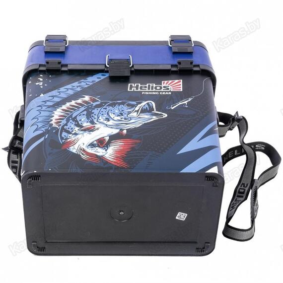 Ящик рыболовный зимний Helios Ice Fishing Perch 19 л, Цвет: синий, Объем, л: 19 л, Длина, см: 39 см (по верху), 32 см - по низу, фото , изображение 4