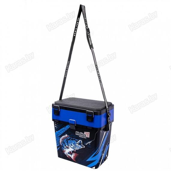 Ящик рыболовный зимний Helios Ice Fishing Perch 19 л, Цвет: синий, Объем, л: 19 л, Длина, см: 39 см (по верху), 32 см - по низу, фото , изображение 6