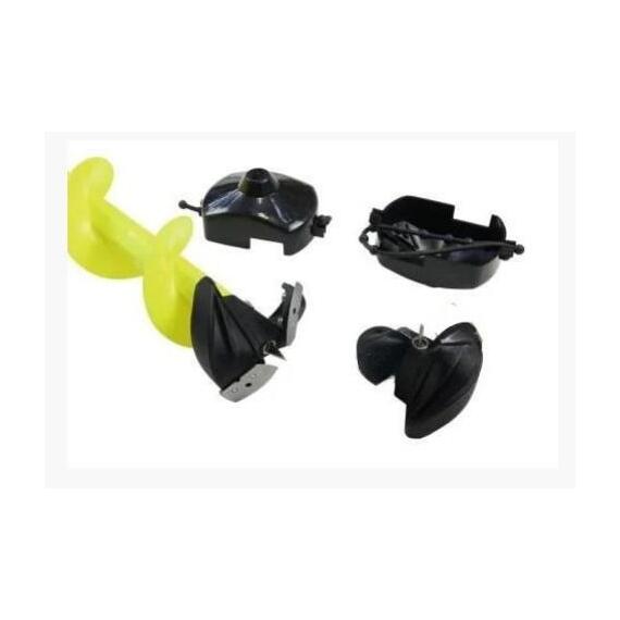 Шнек ледобура Grows Culture пластик 130 мм правого вращения, 105 см + 2 головы, фото , изображение 4