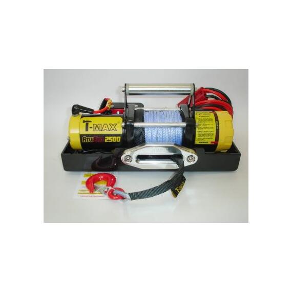 Лебедка T-max ATWPRO2500 переносная c синтетическим тросом, фото , изображение 3