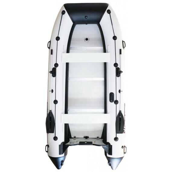 Надувная лодка Polar Bird 360M NEW Merlin Кречет (стеклокомпозит) черный/белый, Цвет: черный/белый, фото 