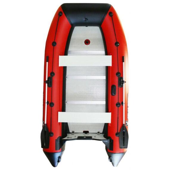 Надувная лодка Polar Bird 340M NEW Merlin Кречет (стеклокомпозит) черный/красный, Цвет: черный/красный, фото 