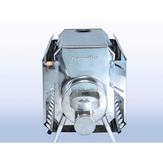 Печка для палатки "Турист" 15л с 3д-экранами (Встроеенный искрогаситель), фото , изображение 7