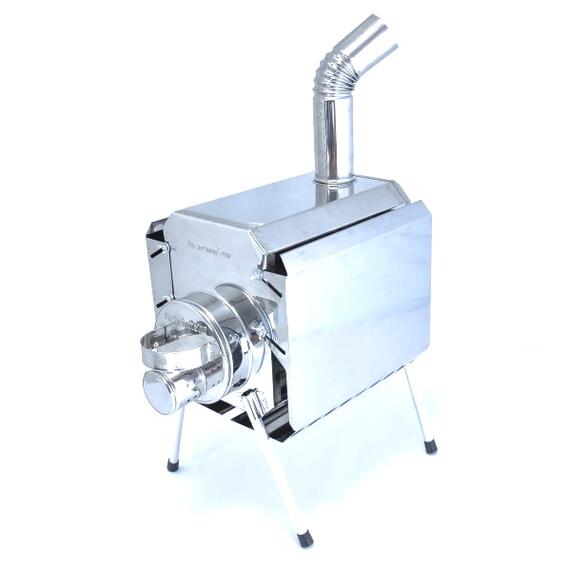 Печка для палатки "Турист" 15л с 3д-экранами (Встроеенный искрогаситель), фото , изображение 3