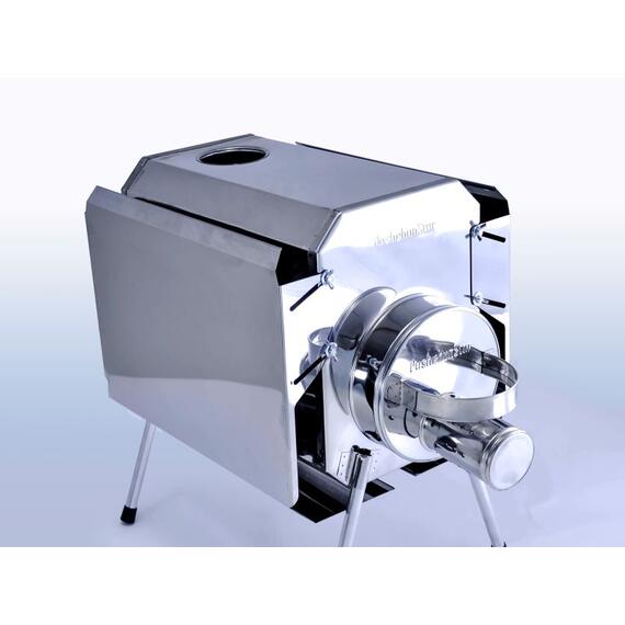 Печка для палатки "Турист" 25л с 3д-экранами (Встроеенный искрогаситель), фото , изображение 6