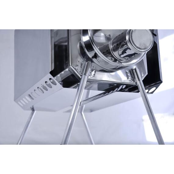 Печка для палатки "Турист" 25л с 3д-экранами (Встроеенный искрогаситель), фото , изображение 7