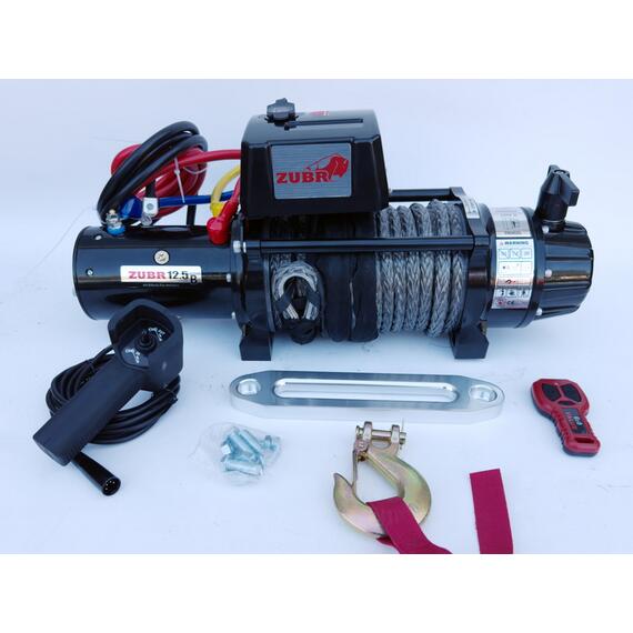 Лебедка ZUBR EWB12500S SR с синтетическим тросом, фото , изображение 3