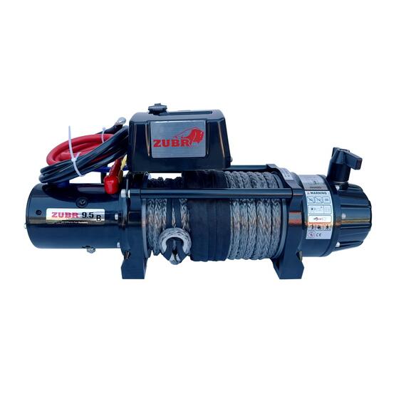 Лебедка ZUBR EWB9500S SR с синтетическим тросом, фото 