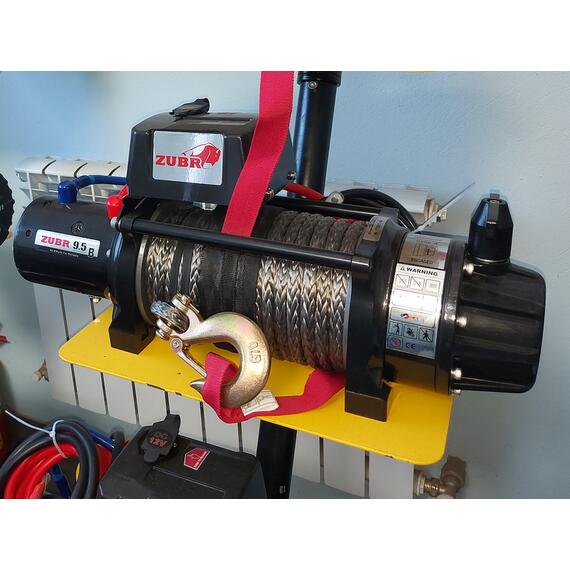 Лебедка ZUBR EWB9500S SR с синтетическим тросом, фото , изображение 2