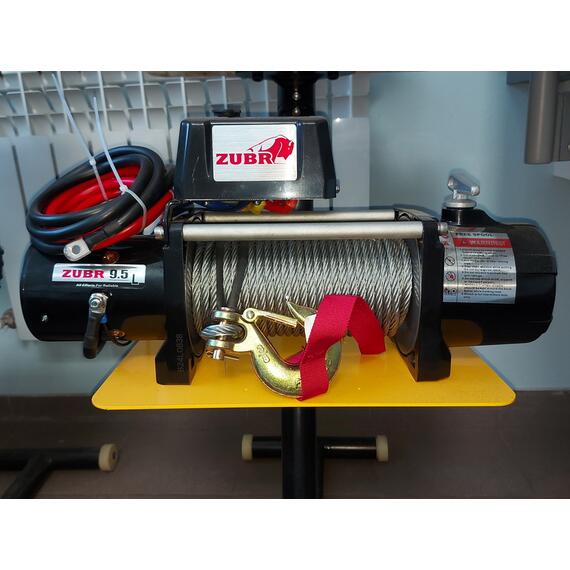 Лебедка ZUBR EWL9500S со стальным тросом, фото , изображение 2