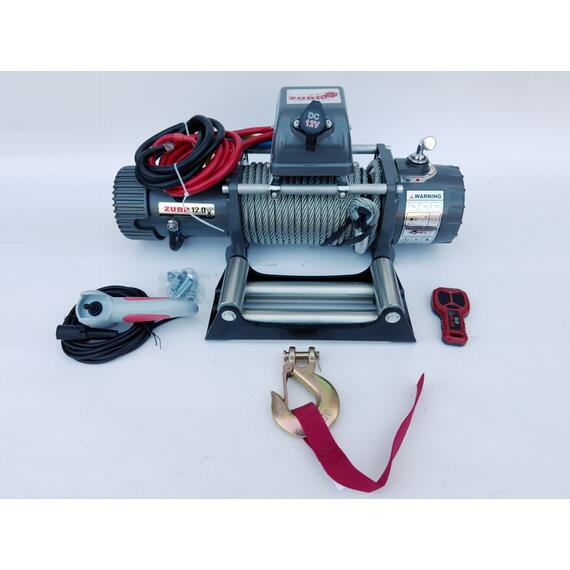 Лебедка ZUBR EWX12000S со стальным тросом, фото , изображение 2