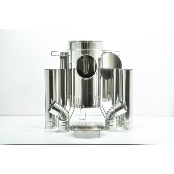 Печь Рыбака 10 л\4кВт с экранами, фото , изображение 4