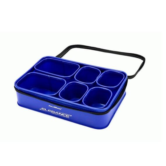 ELEGANCE FEEDER PRO Набор фидерных контейнеров 6шт 39х26,5х8,5см, фото 