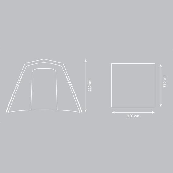 Шатер CARP PRO Big Session Shelter 3+ Man 330*330*220см 5000мм, фото , изображение 2
